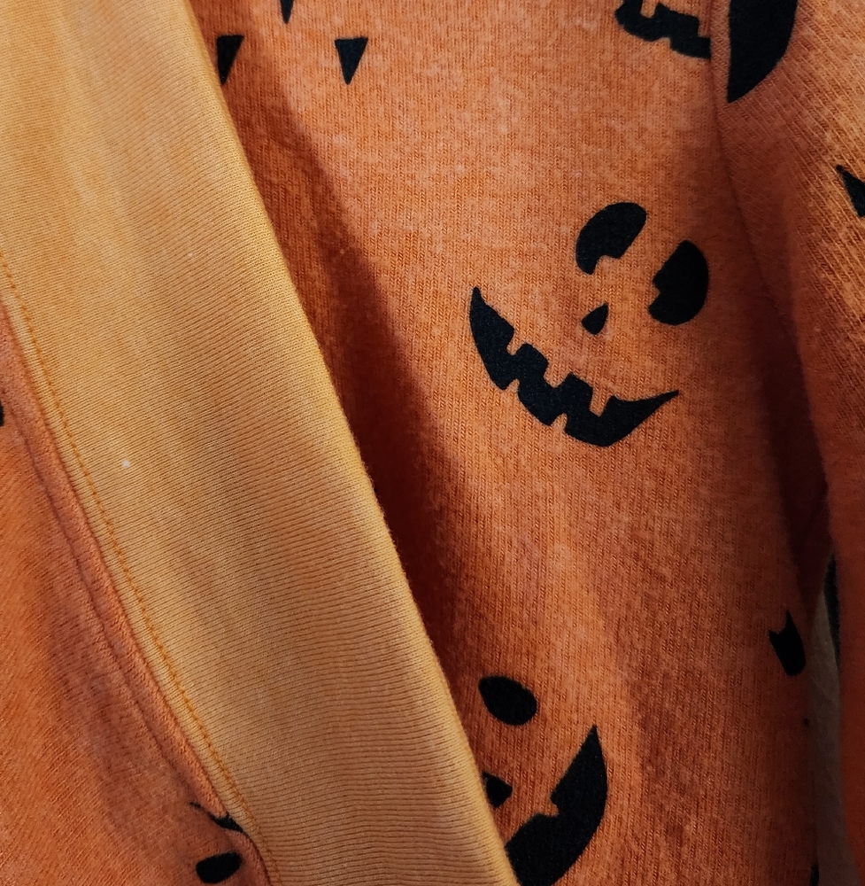 Wildfox Kids Pumpkin Smiles Baggy Beach Jumper Sz M 7/8 - Picture 4 of 6